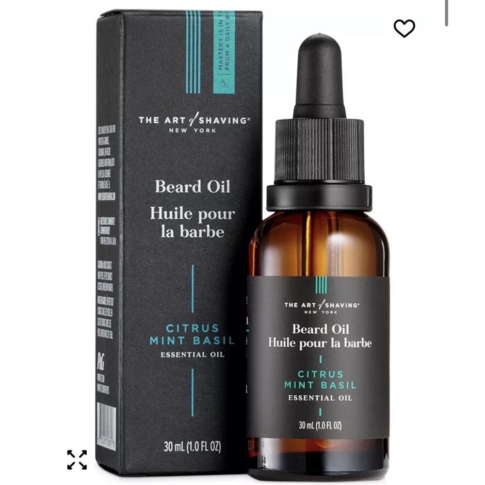 The Art Of Shaving 1.0 Fl Oz Premium Beard Oil - Citrus Mint Basil - Brand New